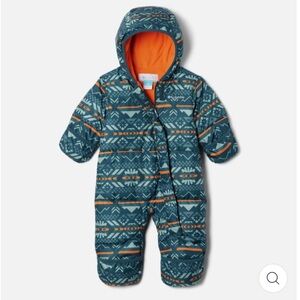 Patterned Hooded Snowsuit